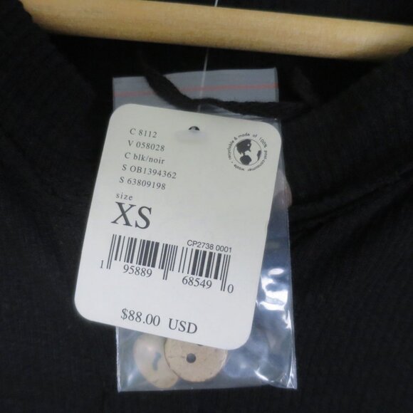 We The Free People Gia Cardi Black Size XS - Picture 13 of 13